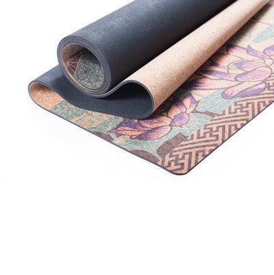 Lotus Cork Yoga Mat